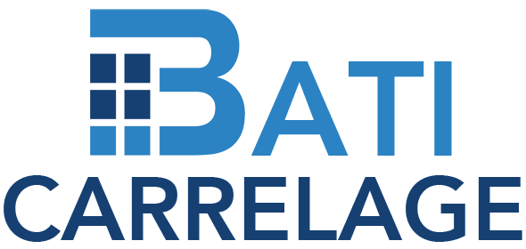 Logo de Bath Carrelage en bleu sur fond blanc
